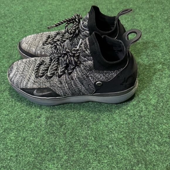 Nike KD 11 Black White Flyknit Oreo Size 9.5 AO2604-004 Zoom React main image 9